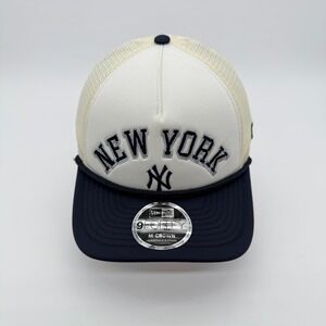 New York Yankees New Era‎ 9FORTY Trucker Hat Cap Snapback Low Profile